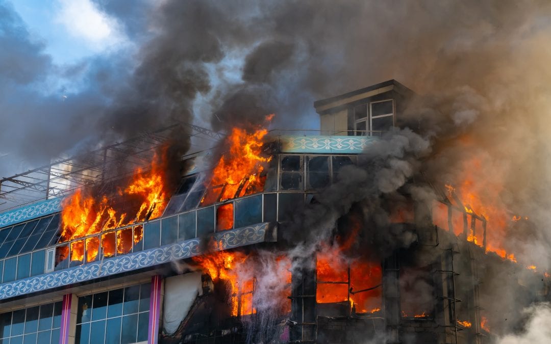 Haus in Barmbek bei Explosion zerstört